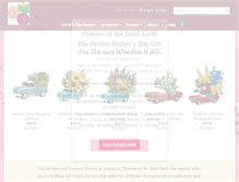 Tablet Screenshot of flowersofthegoodearth.net
